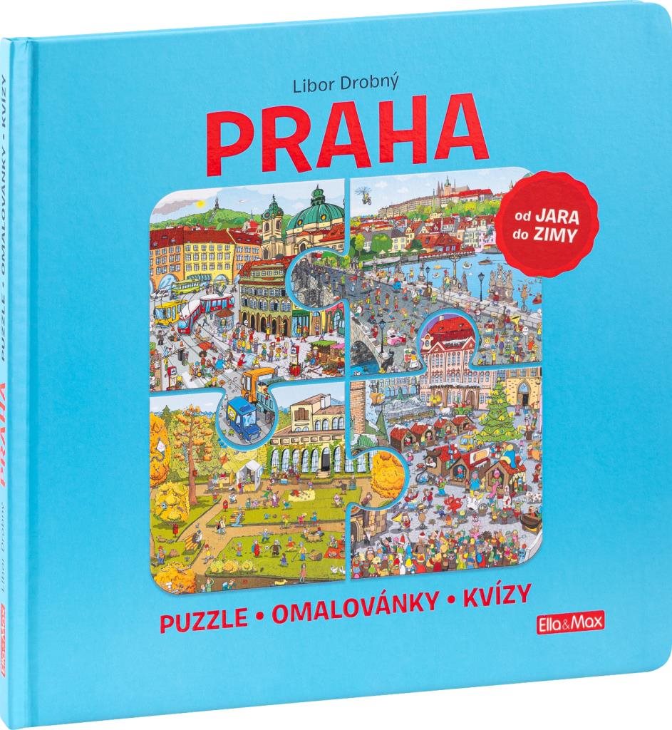 Praha: Puzzle - Omalovánky - Kvízy