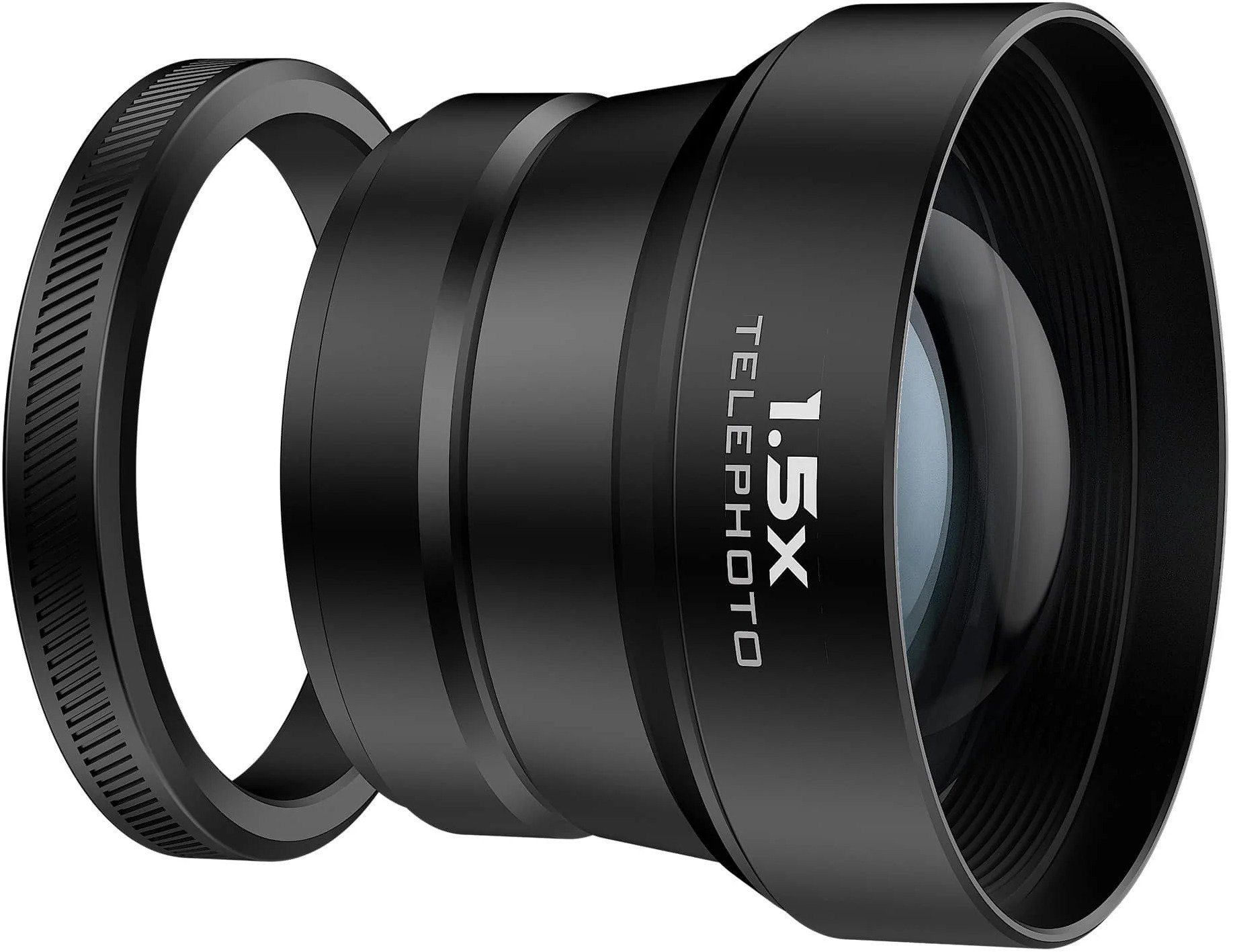 FREEWELL Fuji X100VI/X100V 1.5x Telephoto Lens Black