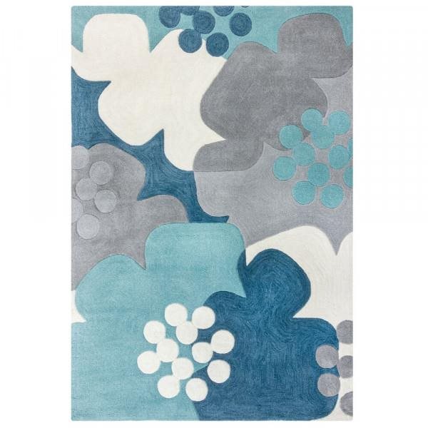 Kusový koberec Zest Retro Floral Blue 160 × 230 cm