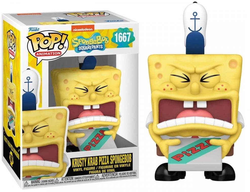 Funko Pop! Spongebob Squarepants Spongebob with Pizza 1667