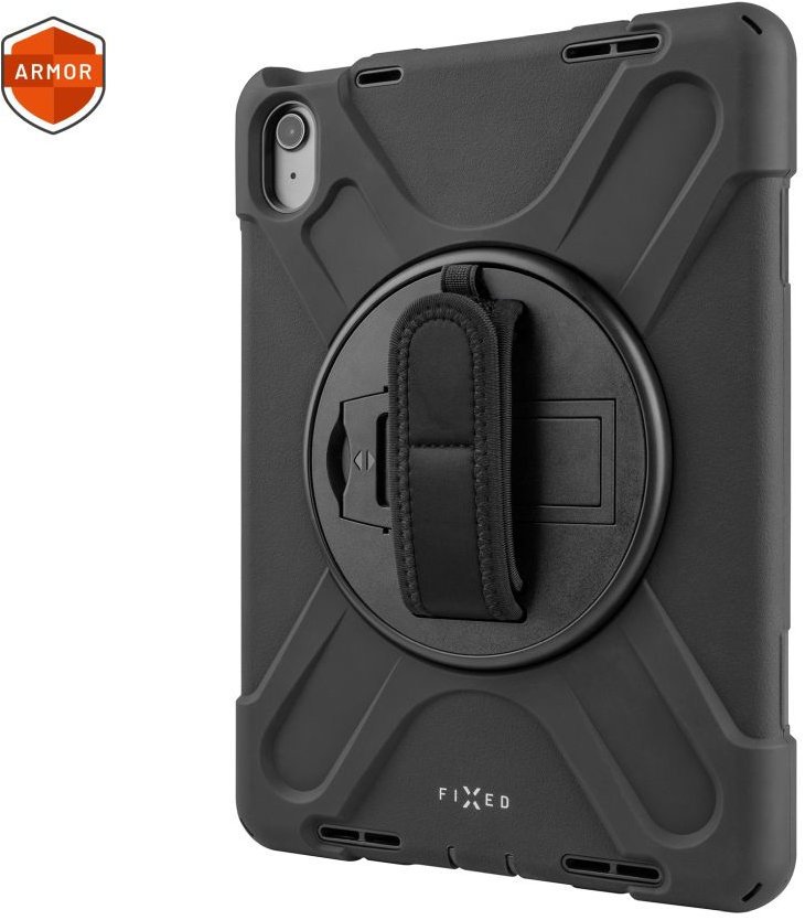 FIXED Rugged Tab Case so stojanom pre Apple iPad 10,9" (2022)/iPad 11" (2025) čierny