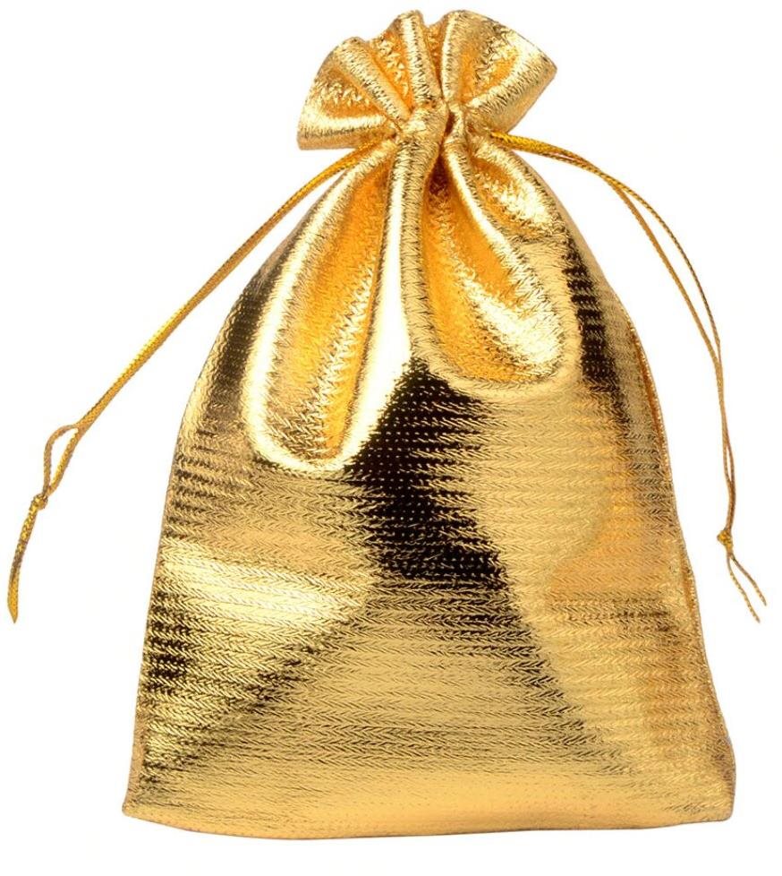 Gaira Darčekové vrecúško 9 × 12 cm – zlaté