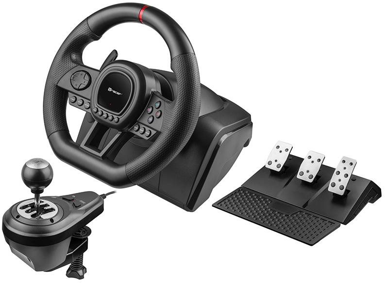 Tracer Volant SimRacer manual gearbox 6 v 1, PC/PS4/PS3/Xone/X360/SWITCH