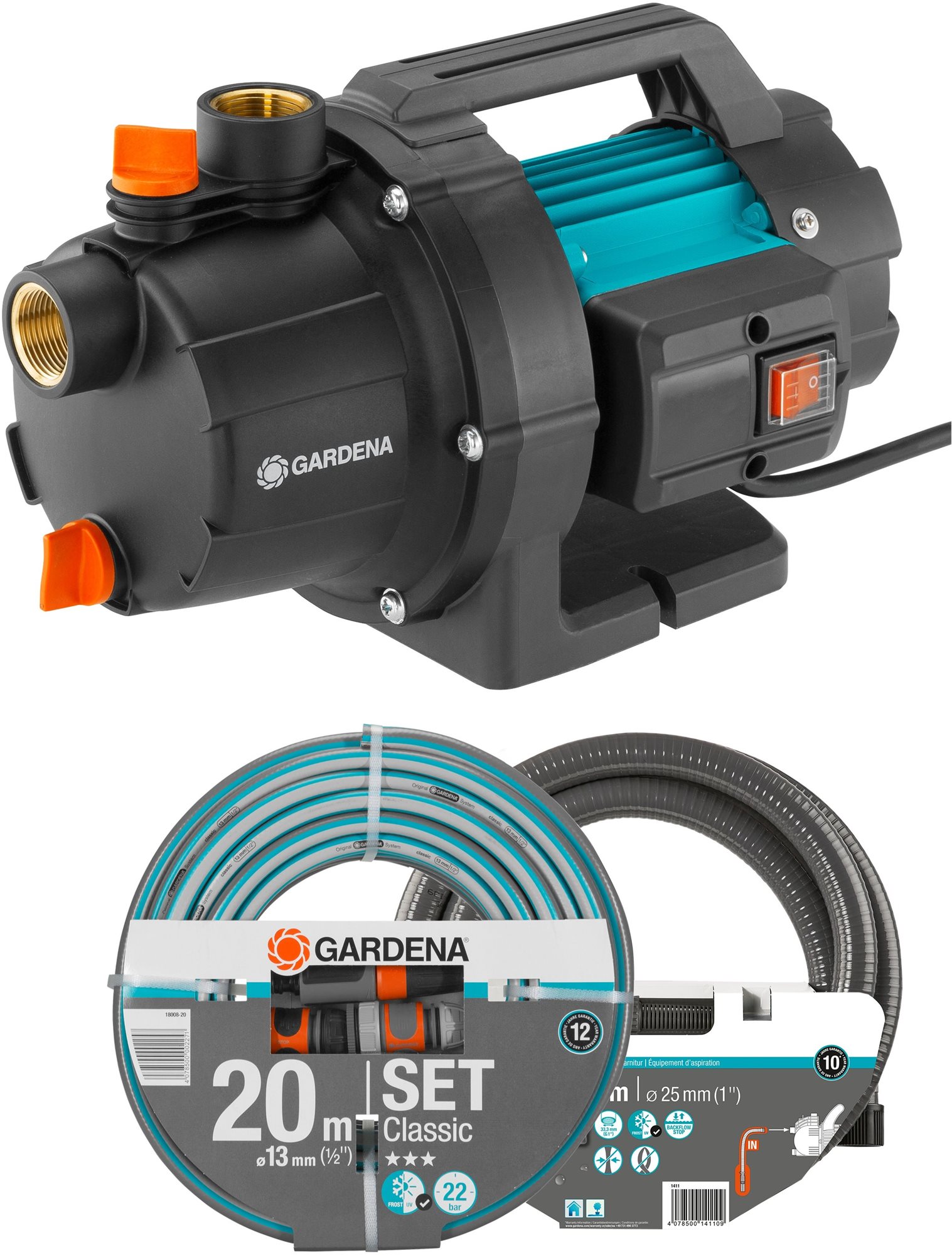 GARDENA Čerpadlo záhradné 3000/4 BASIC – súprava