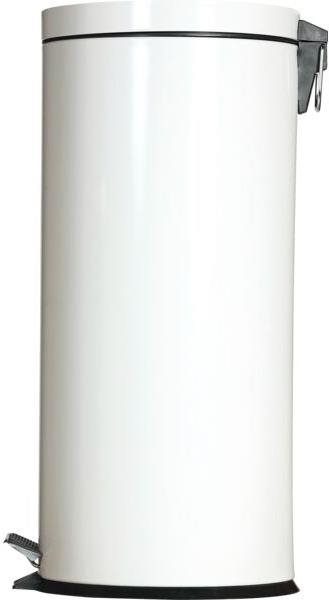 Gastro Kovový pedálový odpadkový kôš 30 l, biely