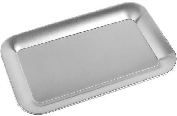 APS Tácka servírovacia tácka obdĺžnik 21,5 × 13 cm nerezová matná Kaffeehaus