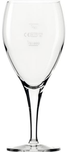 Ilios Pohár na víno 350 ml, cejch 0,125 l + 0,0625 l, 6 ks