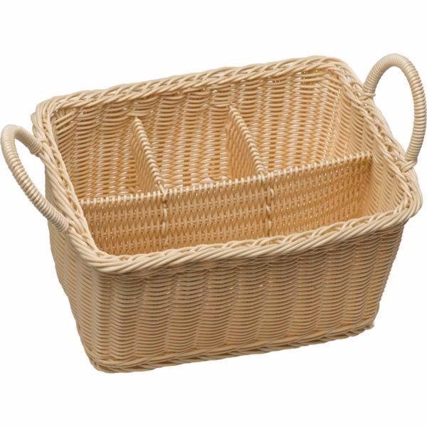 Košík na príbory APS Economic 26 × 18 cm svetlý