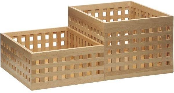 Košík na pečivo buk APS 34 × 26 × 20 cm