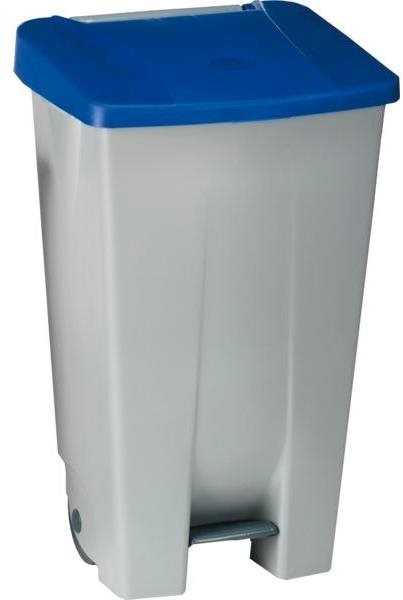Gastro Odpadkový kôš nášľapný 120 l, sivá/modrá