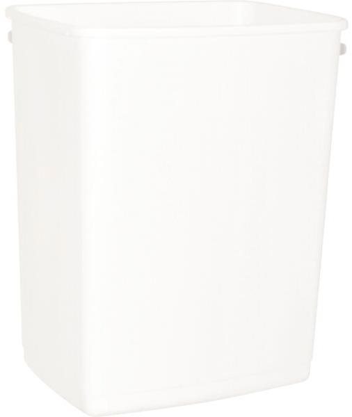 Gastro Odpadkový kôš plastový 50 l, biely, bez veka