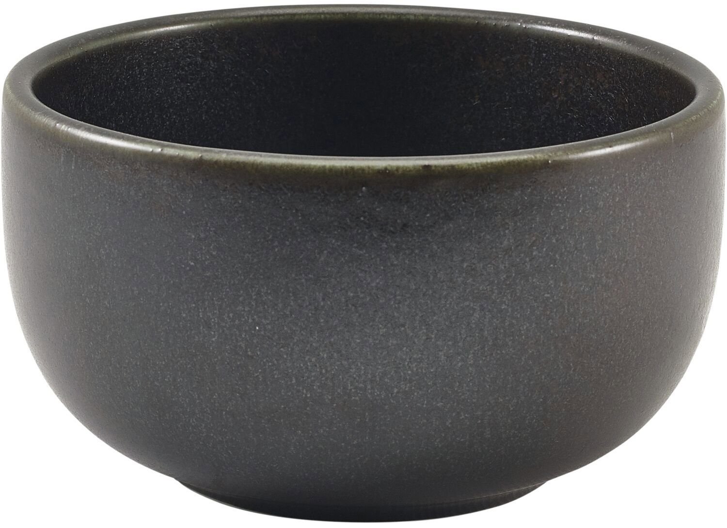 GENWARE Miska porcelánová, výška 75 mm, průměr 124 mm, černá