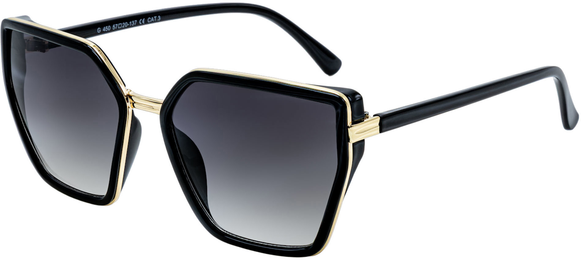 GLASSA Polarizačné slnečné okuliare PG 450, čierne