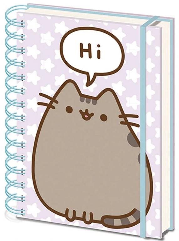 Pusheen: Says Hi – zápisník v krúžkovej väzbe
