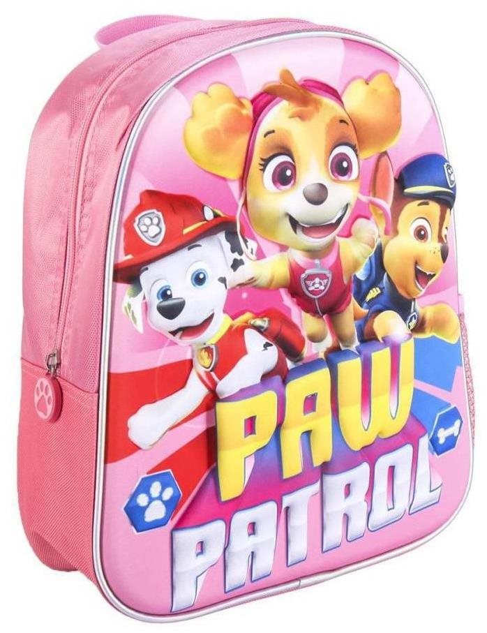 bHome Detský batoh Labková Patrola ružová s 3D efektom