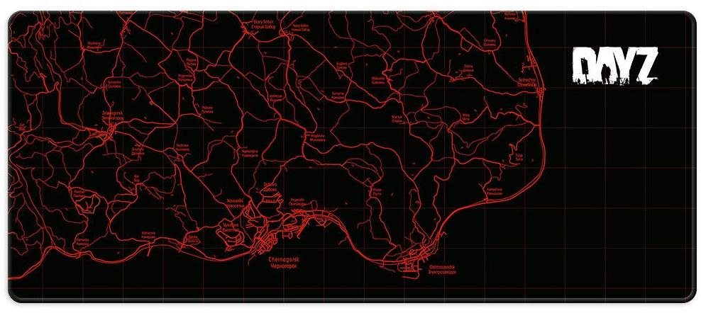 DayZ Chernarus Uv Glowing Mousemat Big 800 × 340 mm