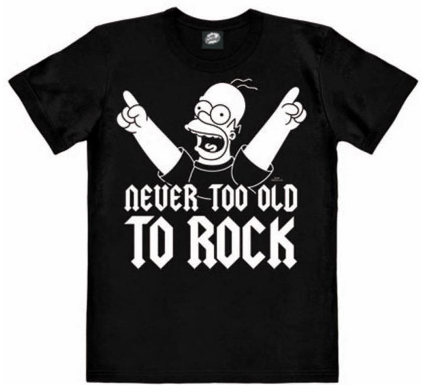 The Simpsons – Never Too Old To Rock – tričko M