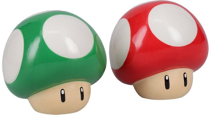 Super Mario – Mushroom Salt and Pepper – korenička a soľnička