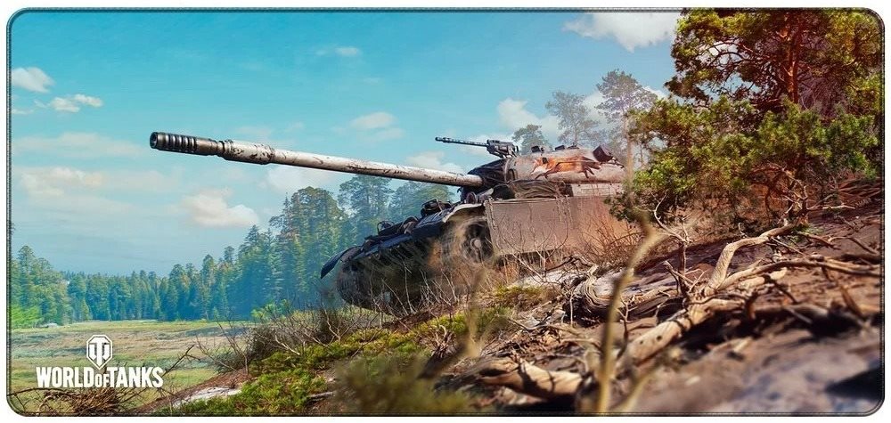 World of Tanks – CS-52 LIS Out of the Woods, XL – Podložka pod myš a klávesnicu
