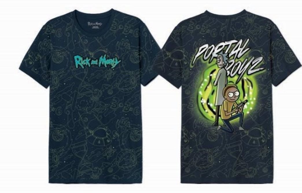 Rick and Morty – Portal Boyz – tričko L