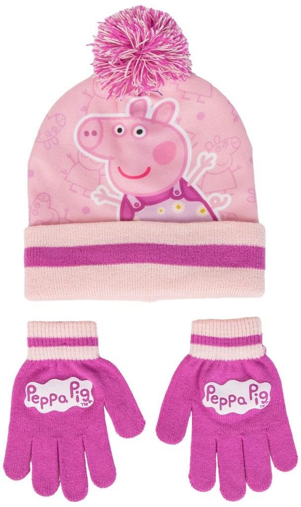 Peppa Pig – čiapka a rukavice