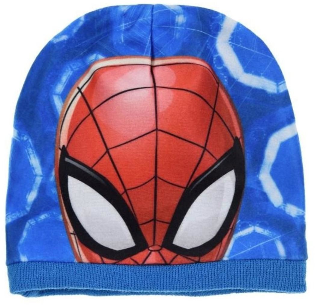 Spiderman – zimná čiapka 4068 modrý lem