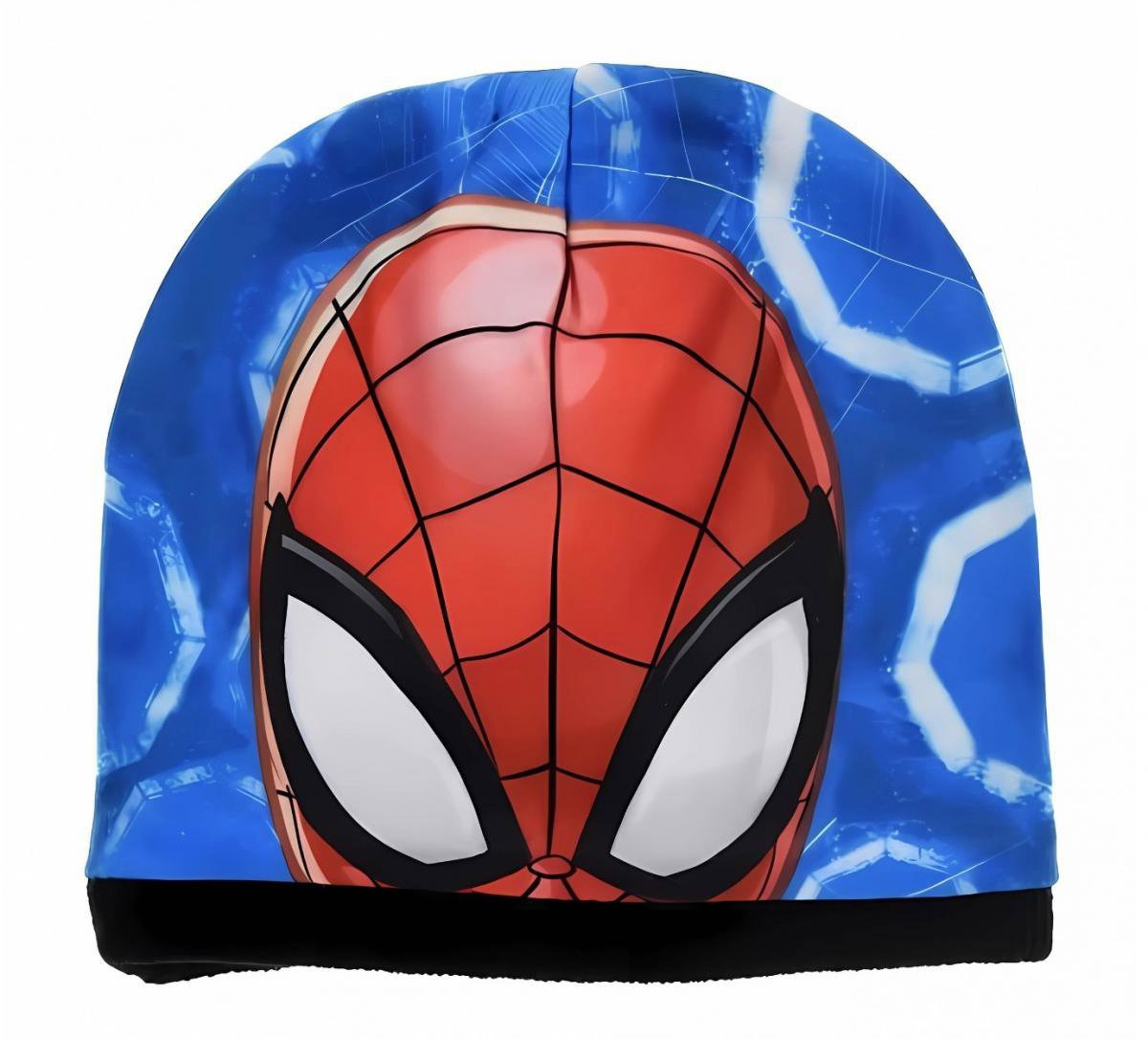Spiderman – zimná čiapka 4068 čierny lem