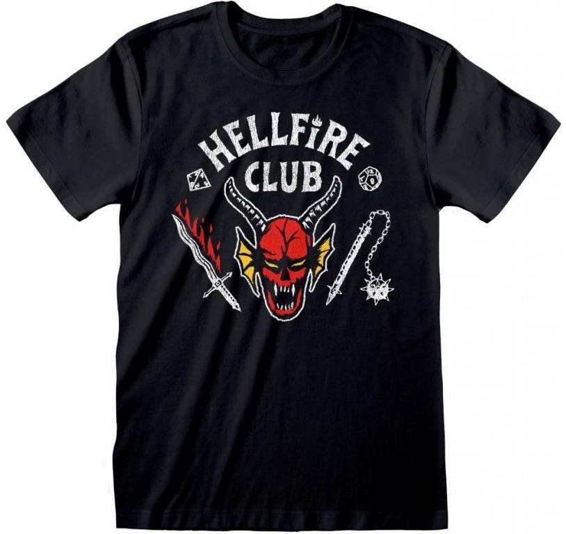 Stranger Things – Klub Hellfire – tričko XXL
