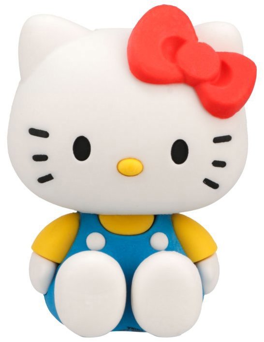 Hello Kitty: Kitty with bow – figúrka gumová
