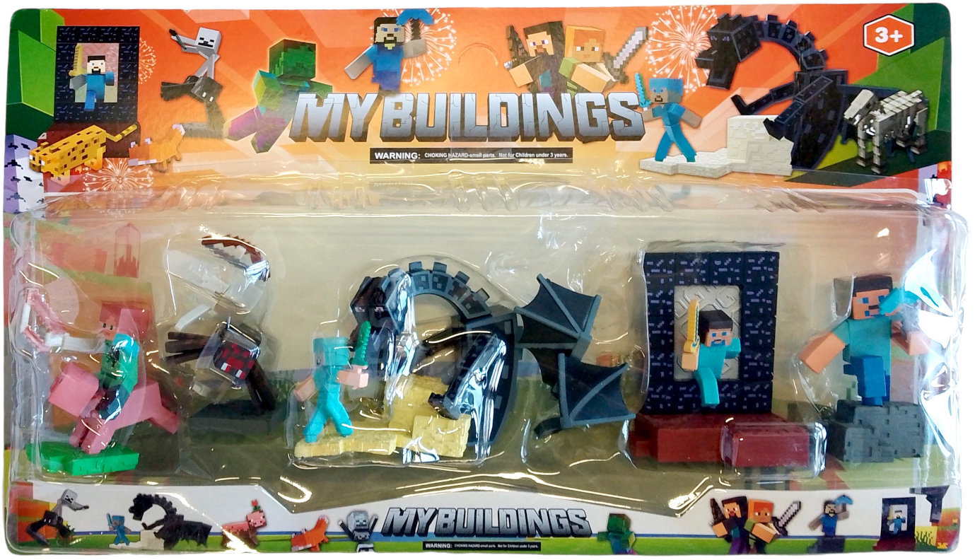 Toybit Kolekcia figúrok Minecraft Portál sada 10 ks