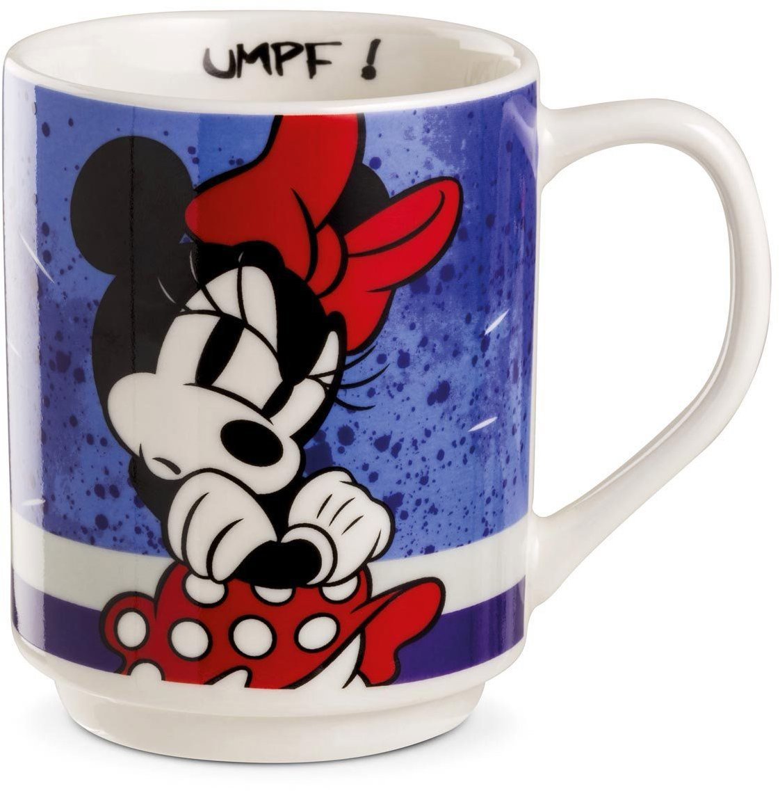 EGAN Porcelánový hrnček Minnie, modrý
