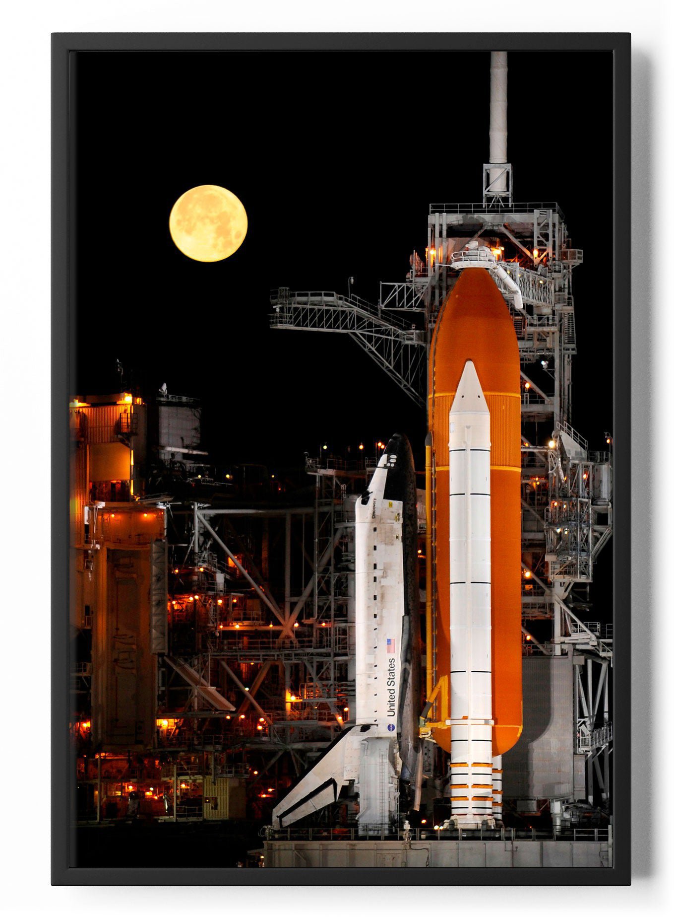 Discovery With Moon 50 × 70 cm