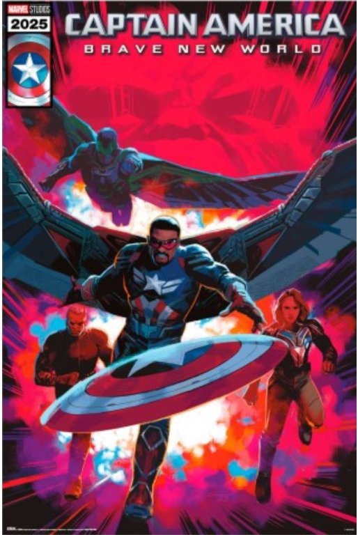 Marvel Comics Captain America: Brave new world - Plakát