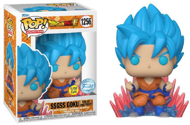 Funko Pop! Animation SSGSS Goku (Kaio-Ken Times Twenty) (GW) 1256