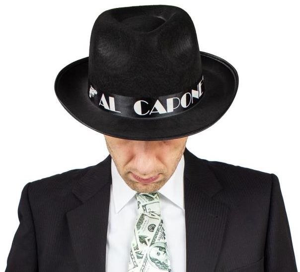 Godan Klobúk čierny – al capone, mafián – dospelý
