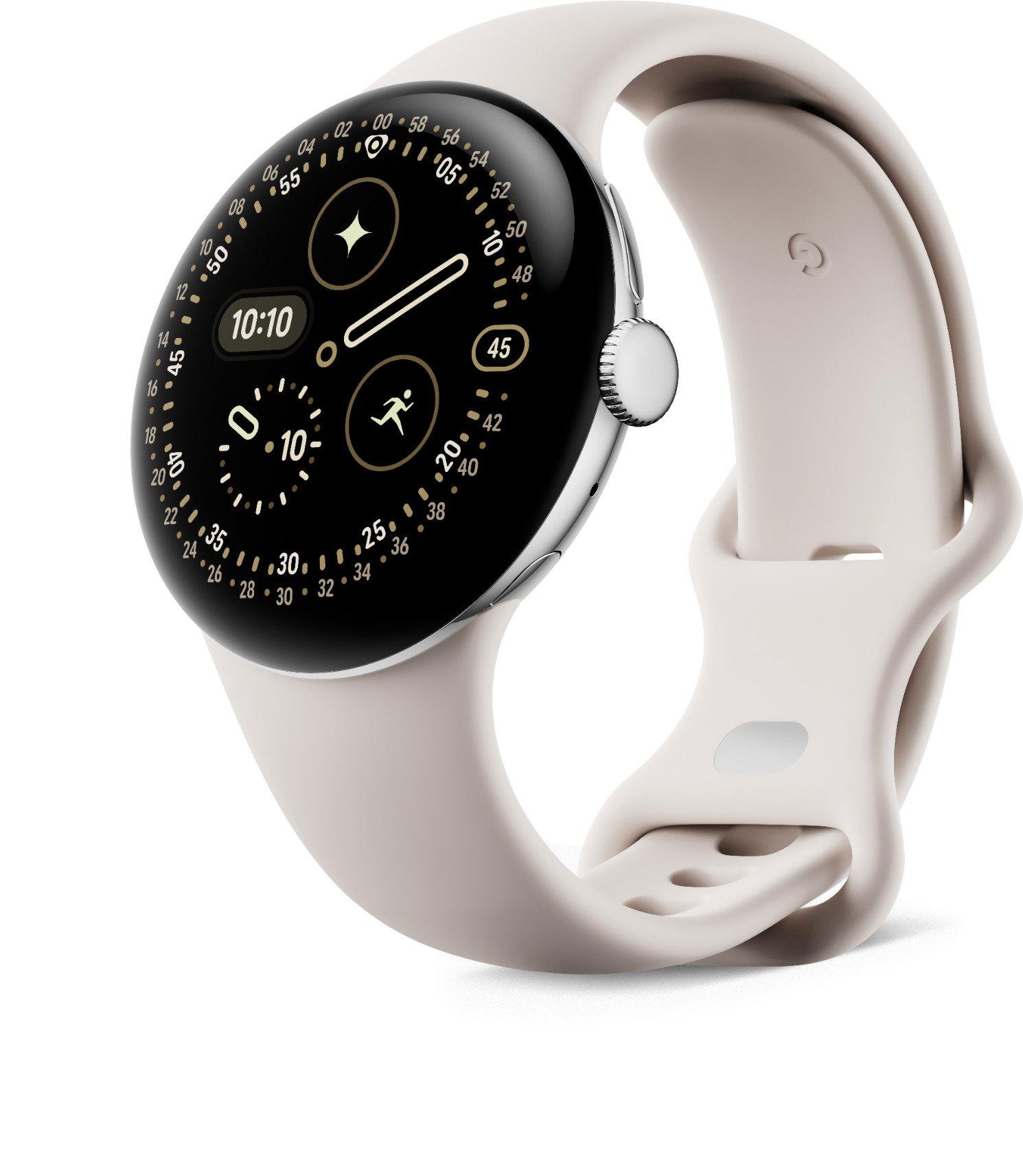 Google Pixel Watch 4 41 mm Porcelain/Silver