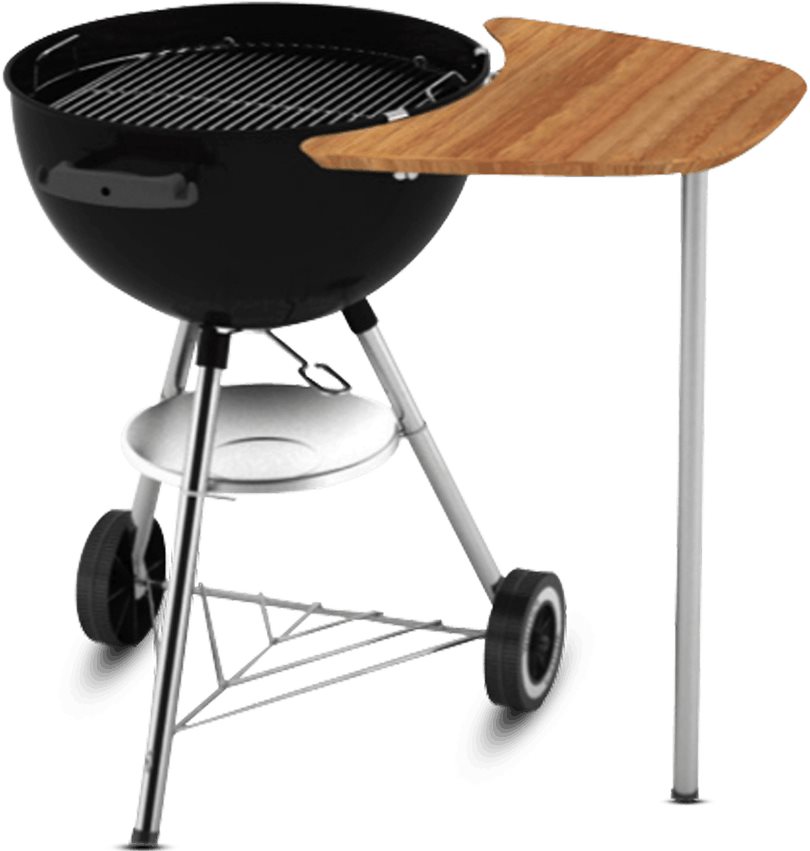 WEBER Postranný bambusový stolček ku kotlovým grilom
