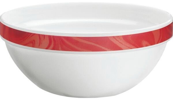 Bormioli Rocco Miska Careware 1,06 l, červená, 6 ks