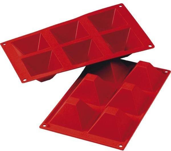 Silikomart Forma pyramídy silikónová na 6 ks