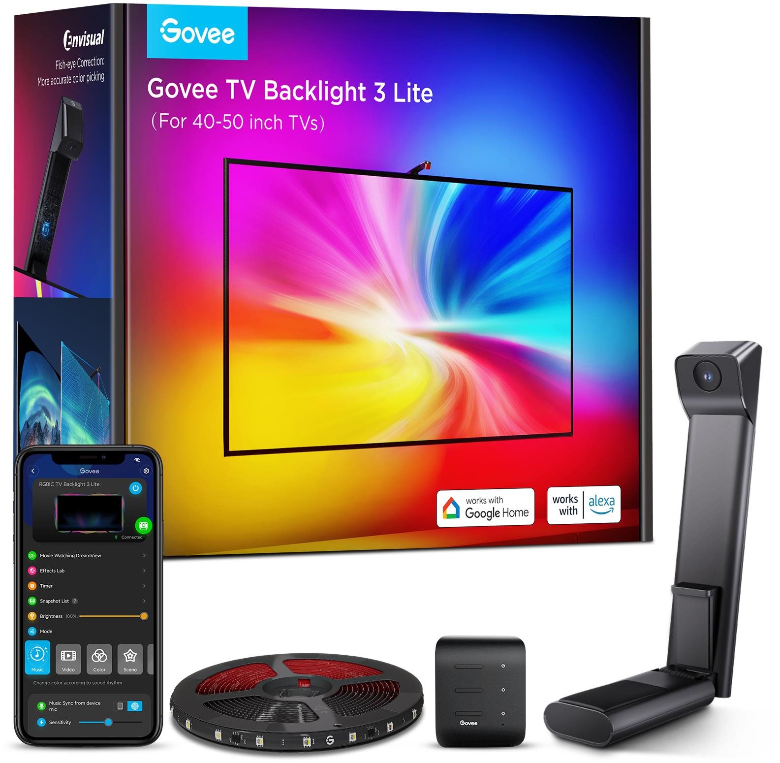 Govee TV Backlight 3 Lite TV 40 – 50" SMART LED podsvietenie RGBIC