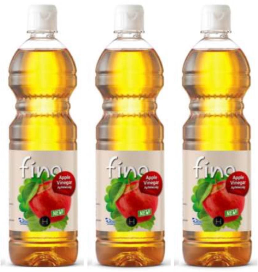 Fino Jablčný ocot 6 % (Grécko) 1 l, 3 ks