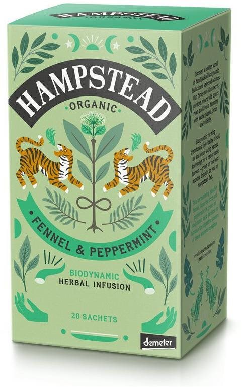 Hampstead Tea BIO Feniklový čaj s mätou 20 ks