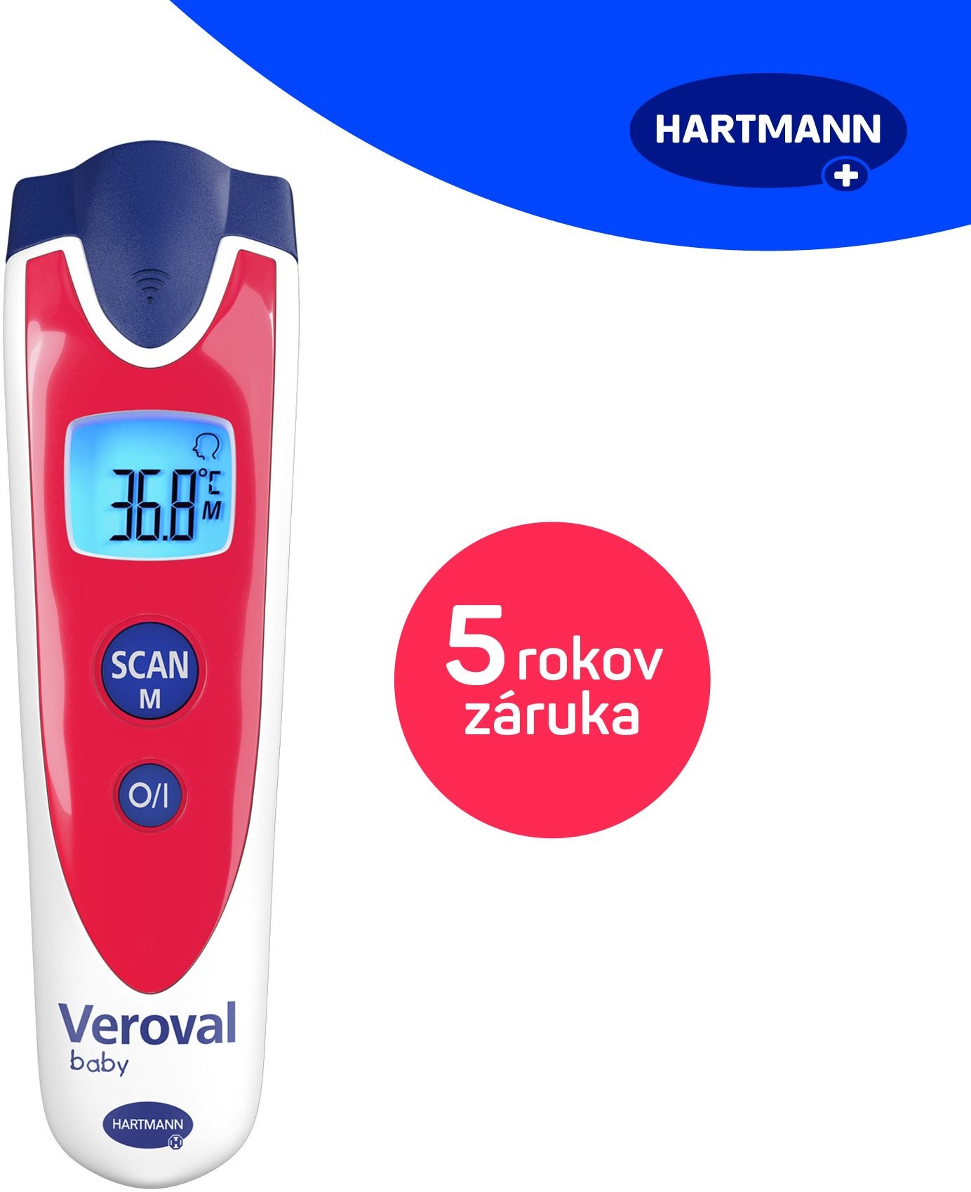 HARTMANN Veroval Baby červená