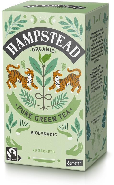 Hampstead Tea BIO zelený čaj 20 ks