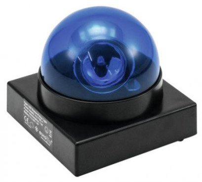 Eurolite LED policajný maják „BUZZER“, modrý