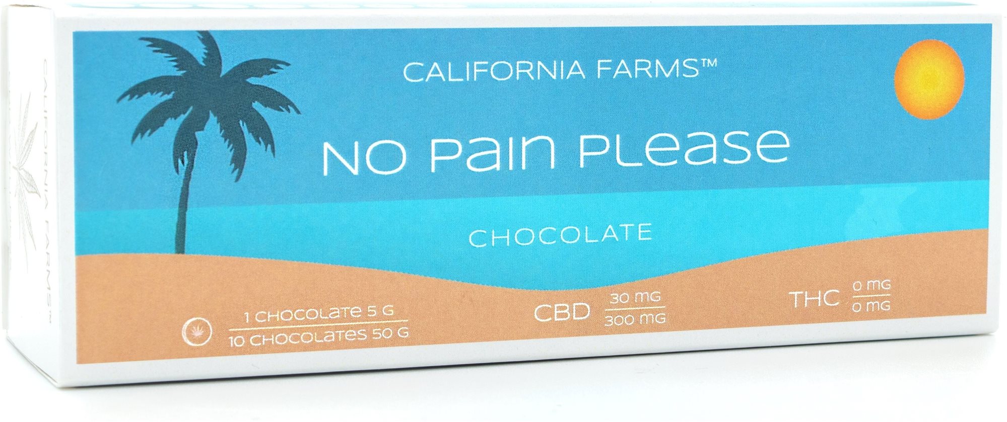 California Farms No pain please Čokoláda, 300 mg CBD