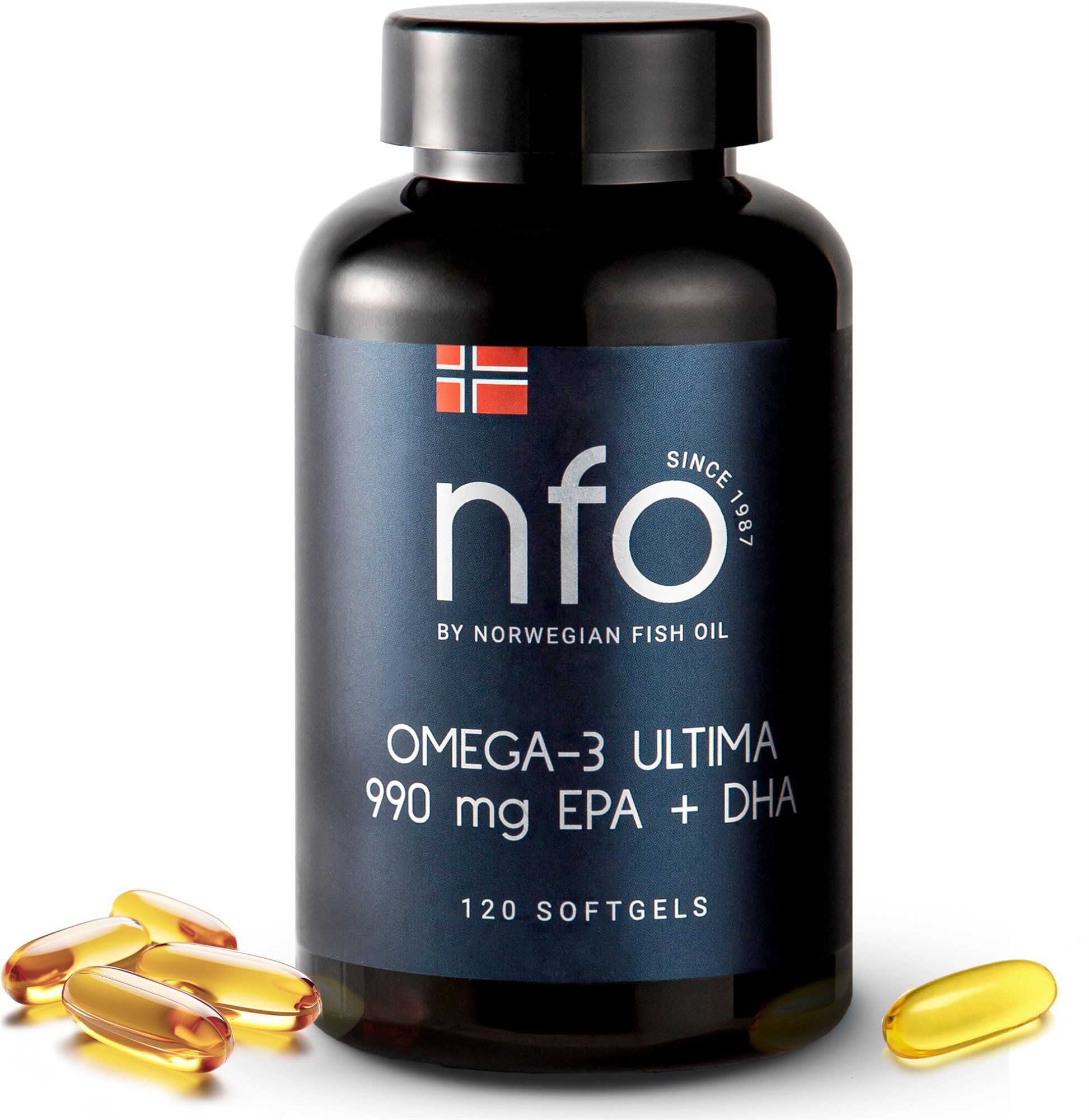 NFO Omega-3 Ultima [120 mäkkých kapsúl]