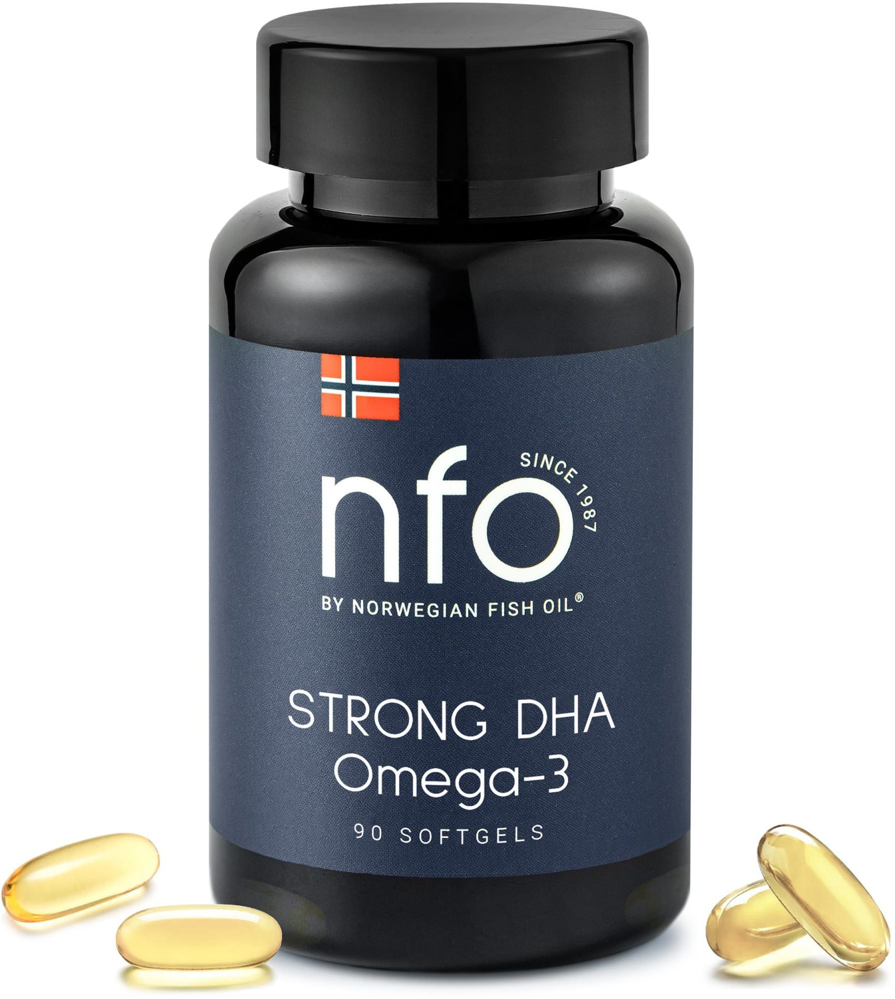 NFO Omega-3 Strong DHA [90 mäkkých kapsúl]