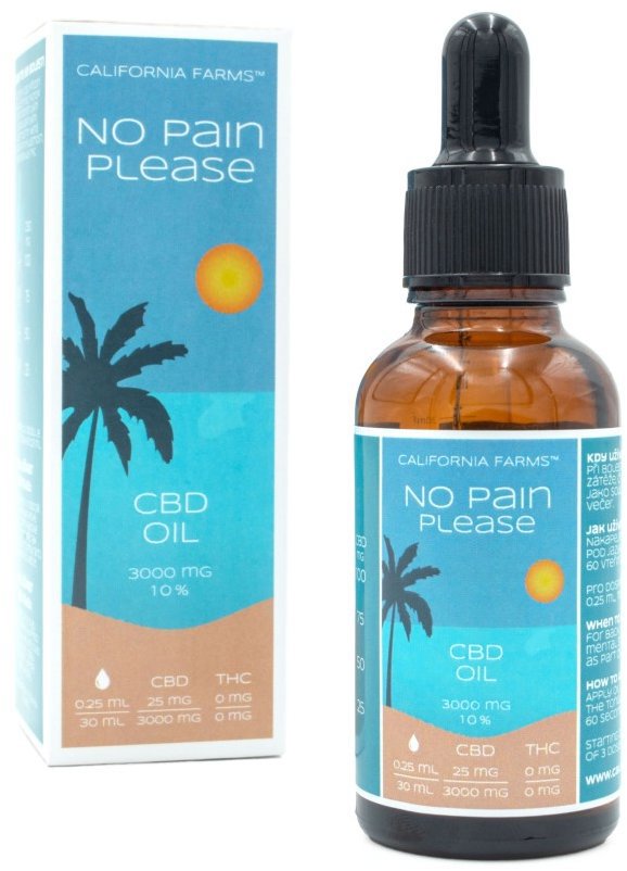 California Farms No pain please, olej, 3 000 mg CBD