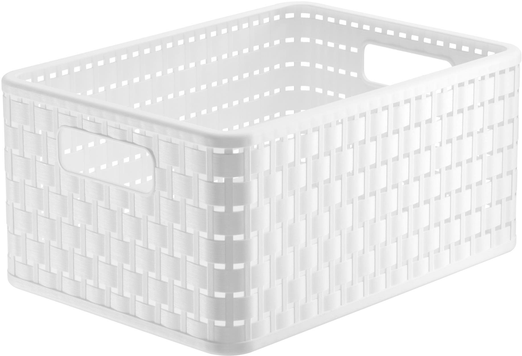 ROTHO Country úložný box A5+, 11 l biely